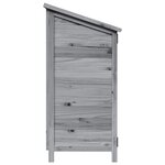 vidaXL Abri de jardin Gris 106 5 x 56 x 113 5 cm Bois d'ingénierie