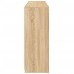 vidaXL Buffets avec lumières LED 3 Pièces chêne sonoma bois d'ingénierie