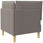 vidaXL Sofa avec rangement Tissu