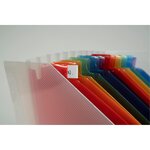 Trieur Porte-revues à 12 compartiments Polypro Crystal EXACOMPTA