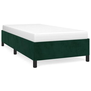 vidaXL Cadre de lit sans matelas vert foncé 80x200 cm velours