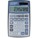 Calculatrice de poche CPC112 argenté CITIZEN