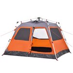 vidaXL Tente de camping à dôme 4 personnes libération rapide