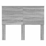 vidaXL Tête de lit Gris Sonoma 135 cm Bois d'ingénierie