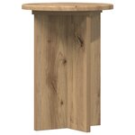 vidaXL Support de Plante 2 pièces Chêne artisanal Ø29 5 x 40 cm