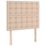 vidaXL Sommier à lattes de lit avec matelas Cappuccino 80x200 cm
