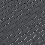 vidaXL Table de jardin Anthracite 58x58x41 cm PP Rotin