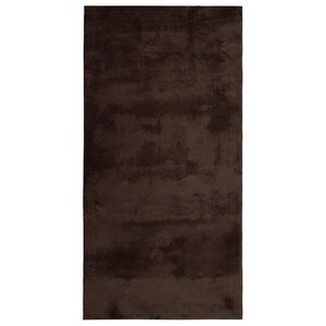 vidaXL Tapis de surface HUARTE Marron 150 x 80 cm Polyester