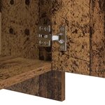 vidaXL Buffet 2 Pièces Bois ancien 70 x 41 x 75 cm Bois d'ingénierie