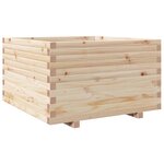 vidaXL Jardinière 80x80x49 5 cm bois de pin massif
