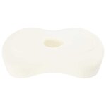 vidaXL Coussin pour le cou Gris 53 x 34 5 x 10 5 cm Polyester