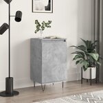 vidaXL Buffet gris béton 40x35x70 cm bois d'ingénierie