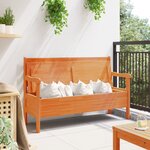 Banc extérieur vidaXL Acacia 119x76x44 cm en bois massif de pin