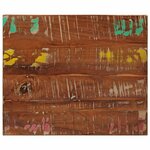 vidaXL Dessus de table 60x50x2 5 cm rectangulaire bois massif récupéré
