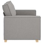 vidaXL Canapé 2 places Gris nuage 120 cm Tissu