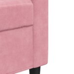 vidaXL Fauteuil Rose 60 cm Velours