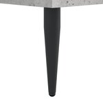 vidaXL Cadre de lit gris béton 120x190 cm bois d'ingénierie
