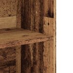 vidaXL Armoire murale suspendue vieux bois 69 5x32 5x90 cm