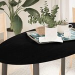 vidaXL Dessus de table 120x60x2 cm bois de chêne massif ovale