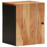 vidaXL Armoire de salle de bain murale 38x33x48cm bois massif d'acacia