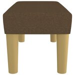 Banc banquette marron foncé 70 x 30 x 30 cm tissu 02_0010671