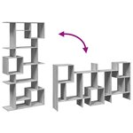 vidaXL Bibliothèque sonoma gris 92x29x188 cm bois d'ingénierie