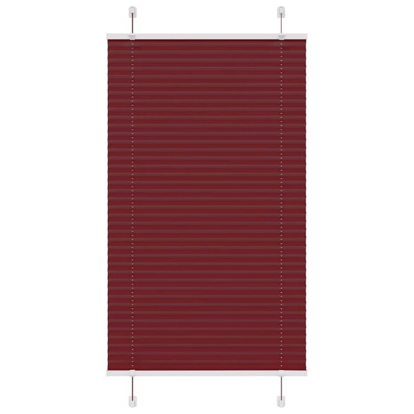 vidaXL Store plissé rouge bordeaux 70x150 cm largeur du tissu 69 4 cm