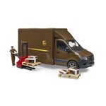 Bruder 02678 - Camion UPS Mercedes Benz Sprinter avec conducteur et accessoires