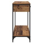 vidaXL Table console Bois Ancien 100 x 34 5 x 75 cm Bois d'ingénierie