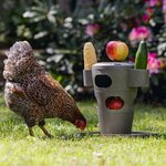 Beeztees Tour à nourriture pour poulets 30x30x32 5 cm Gris