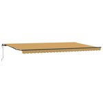 vidaXL Auvent Rétractable Automatique à Rayures Multicolores 600x350 cm