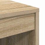 vidaXL Bureau Chêne sonoma 60 x 50 x 76 cm Bois d'ingénierie