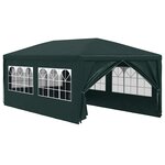 vidaXL Tente de réception 3 x 6 m Vert