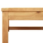 vidaXL Salon de jardin 6 Pièces avec coussins bois d'acacia solide