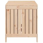 vidaXL Boîte de rangement de jardin 121x55x64 cm Bois massif de pin