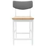 vidaXL Chaises de salle à manger 2 Pièces Blanc 48 x 49 x 95 cm