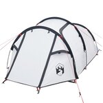 vidaXL Tente de camping tunnel 3 personnes tissu occultant imperméable