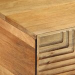 vidaXL Table basse marron 80x50x40 cm bois de manguier massif