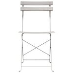 vidaXL Chaise de jardin pliante 2 Pièces Beige 42 x 46 x 82cm Acier