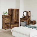 vidaXL Armoire de rangement Bois Ancien 40 x 48 x 105 cm