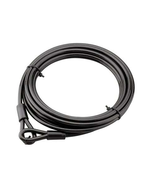 THIRARD - Câble antivol Twisty  vélo  abris de jardin  Ø 8  6.00m  acier gaine PVC
