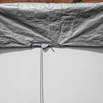 Bestway Couverture de piscine Ø6 71 m Rond Polyester Gris