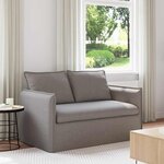 vidaXL Canapé Taupe 195 x 82 x 85 cm tissu