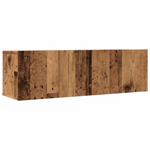 vidaXL Meubles TV muraux 2 Pièces vieux bois 100x30x30 cm