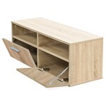 vidaXL Meuble TV Bois d’ingénierie 95x35x36 cm Chêne