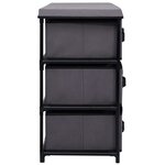 vidaXL Armoire de rangement à 6 tiroirs 55x29x55 cm Gris Acier