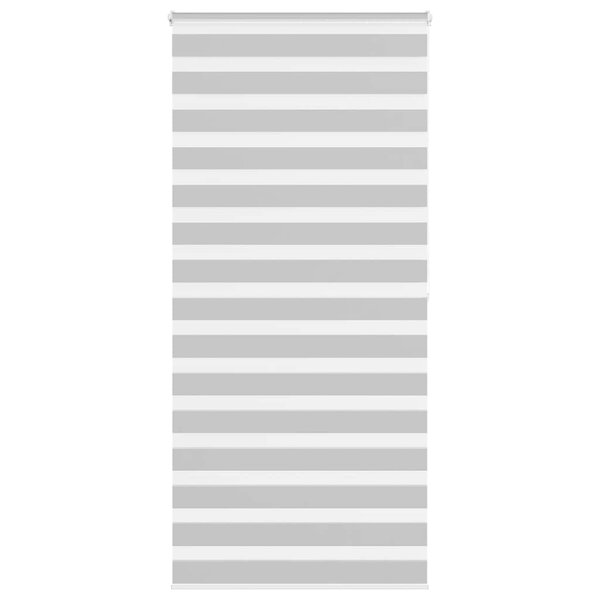 vidaXL Store zèbre gris clair largeur du tissu 95 9 cm polyester