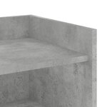 vidaXL Buffet gris béton 45x35x75 cm Bois d'ingénierie