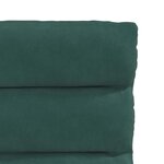 vidaXL Chaises à manger lot de 4 Vert foncé Velours