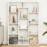 vidaXL Bibliothèque blanc 102x29x143 cm bois d'ingénierie